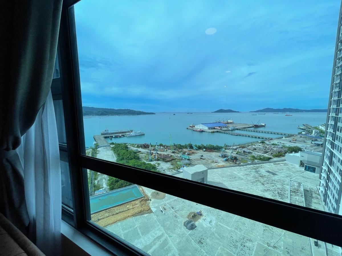 Seaview Luxury Condo Homestay 2Bed 2Bath Jesselton Quay By R2 Residence Kota Kinabalu Ngoại thất bức ảnh
